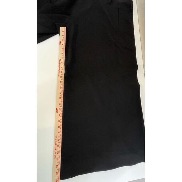 ISSEY MIYAKE Black Wide Leg Trousers Pants Leg Slit Split Japan Size 2 - Picture 14 of 16